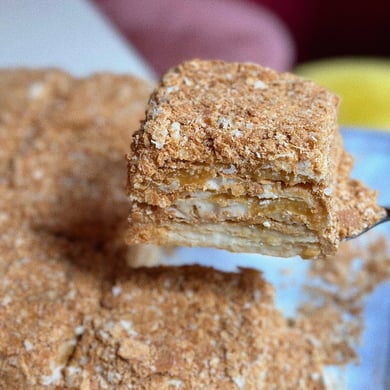 Napoleon Salted caramel & Praline