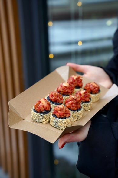 Смажений Фелікс з лососем