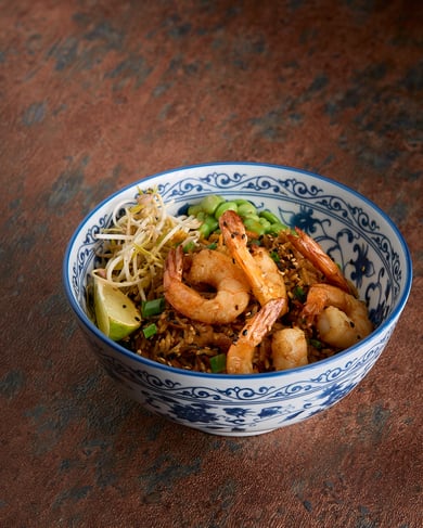 Смажений рис з креветкою