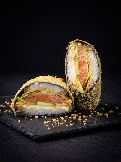 Суші бургер з лососем (310g)