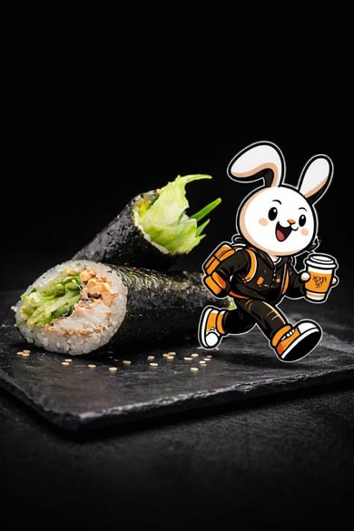 Темакі рол з лососем теріякі NEW (290 g)