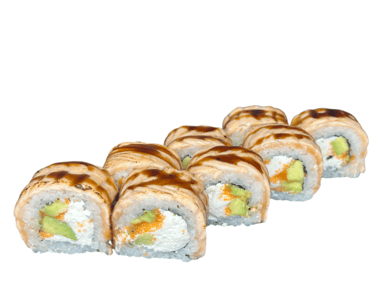 Обпечений лосось з авокадо