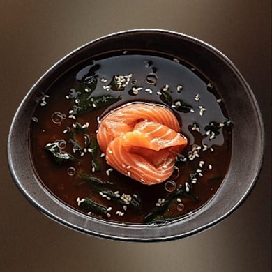 Місо-суп з лососем 400 мл.