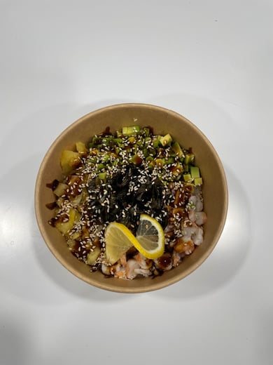 Боул з тигровою креветкою