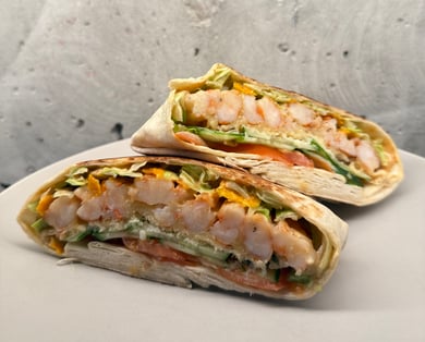 Бургер Gараж з креветкою 