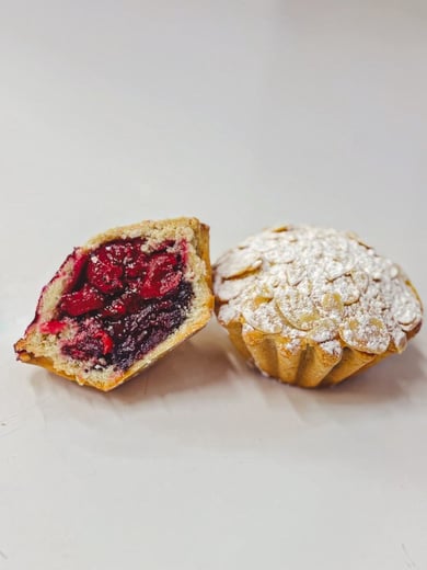 Міні пиріг мак/вишня