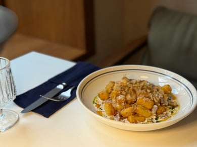 NEW Картопляні ньоки з лисичками та стружкою Боніто