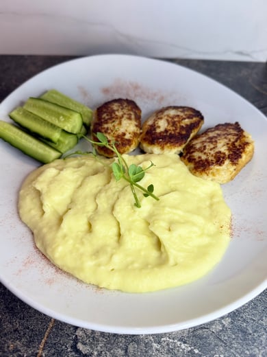Курячі котлетки з пюре