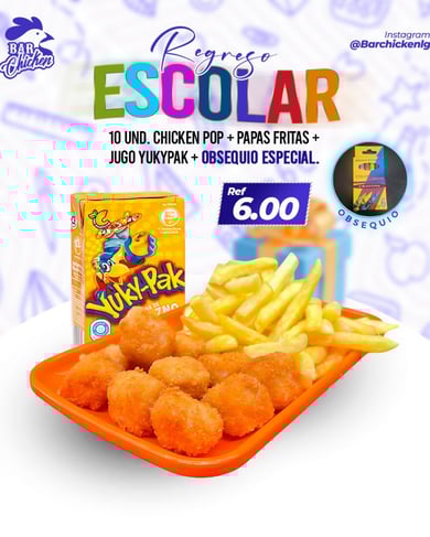 PROMO CHICKEN KID CHICKEN POP