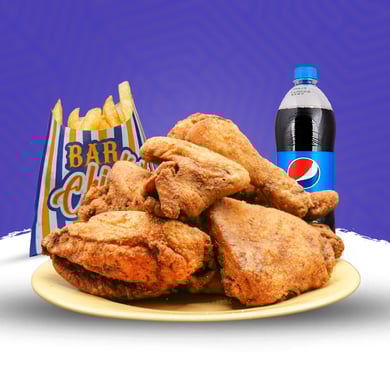 PROMO FAMILIAR 8 PIEZAS DE POLLO + REFRESCO 1LT