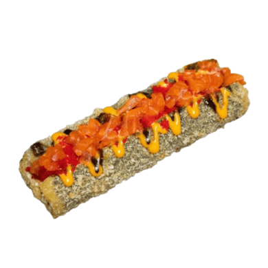 Суші хот дог з лососем