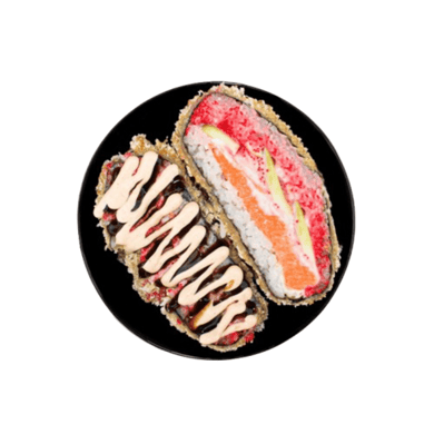 Суші бургер з лососем