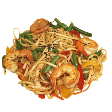 Wok з креветкою