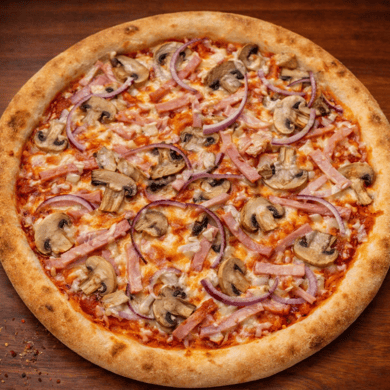 Піца Шинка з Грибами