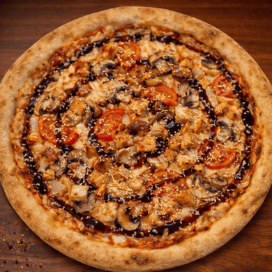 Піца Теріякі (Курка та Гриби)
