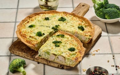 Кіш "Індичка-броколі" -Quiche "Turkey-Broccoli"