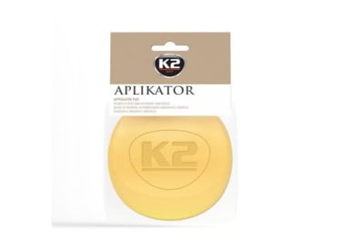  K2 Губка-аплікатор для полірування Golg Aplikator жовта 100 мм для восків та поліролів