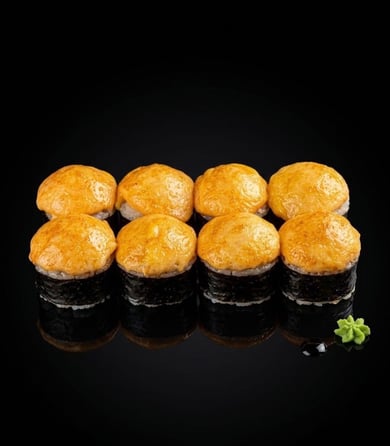 Сирний з тигровою креветкою темпура 