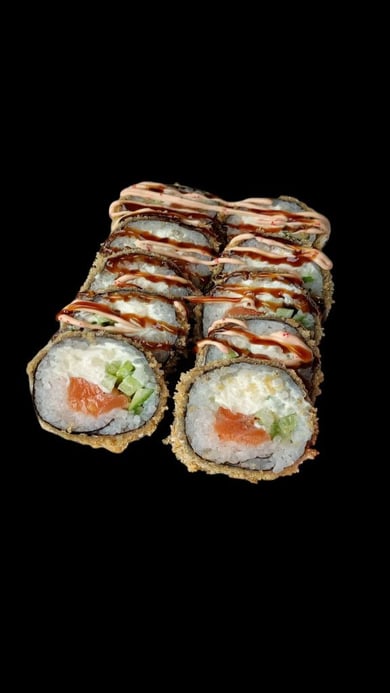 Темпура з лососем