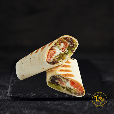 Фітнес лаваш з лососем