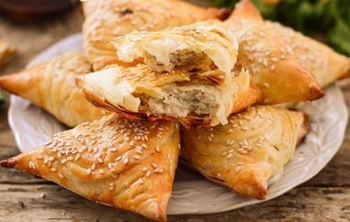 Samsa with chicken - Самса с курицей