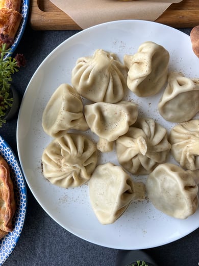 Хінкалі з яловичини та свинини 5шт