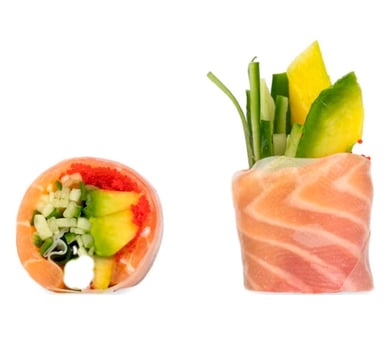 Спрінг рол з лососем 170гр