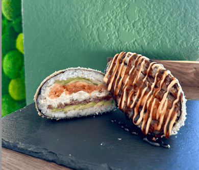 Суші бургер "Лосось+Тунець"