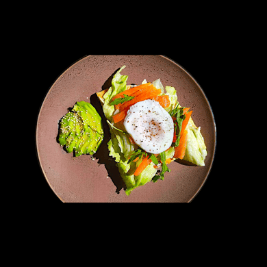 Сніданок Чіабата з Лососем