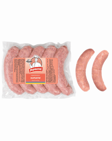 Ковбаски «Купати» варені 1/г