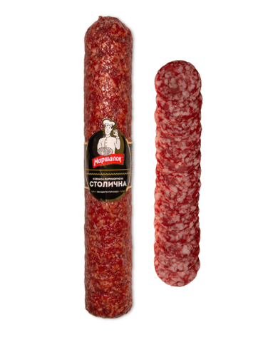 Ковбаса «Столична» сирокопчена в/г
