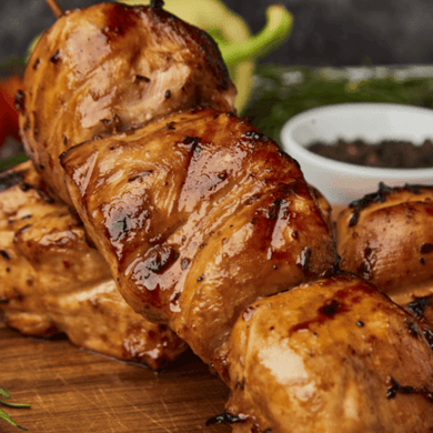 шашлик (куряче філе) за 100гр