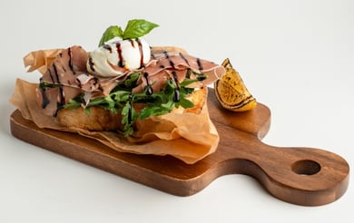 Prosciutto & Poché Toast
