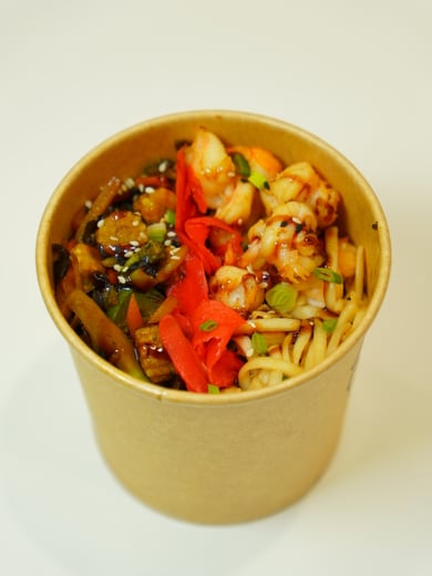 Локшина удон з тигровими креветками 310гр 