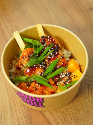 Шашличкі з тигровими креветками 290гр