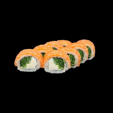 Філадельфія з лососем і хіяші