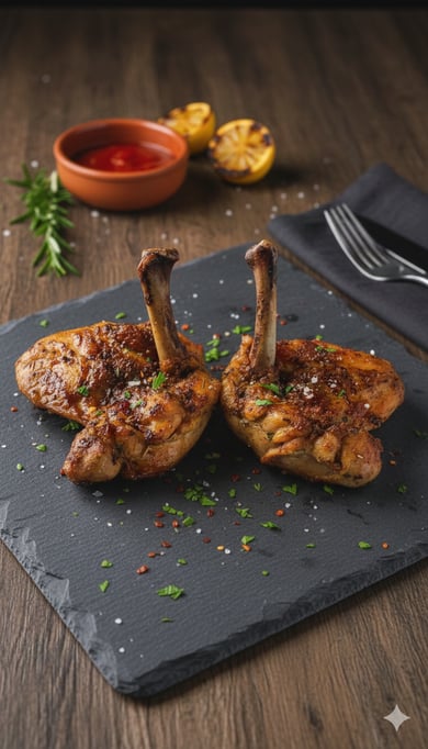 Курячі стегенця гриль