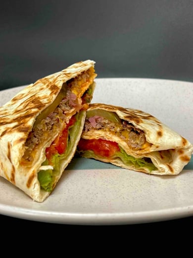 Бургер в лаваші