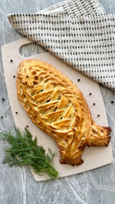 Пирог с селедкой