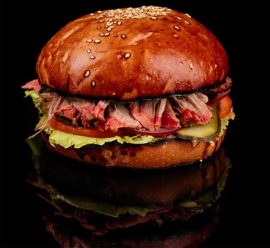Бургер з томленою свининою BBQ, 315 г