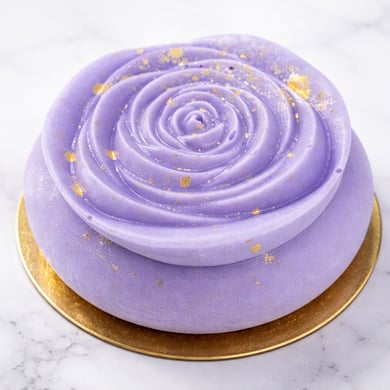 Бенто-торт «Лаванда – смородина»