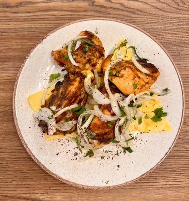 Шашлик із курячого стегна