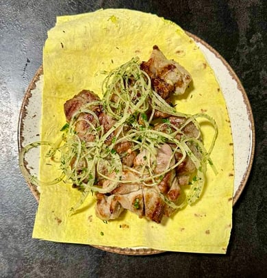 Шашлик зі свинного ошийка