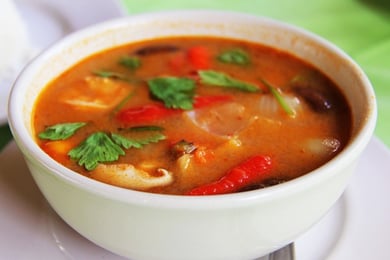 Том Ям с курицей 