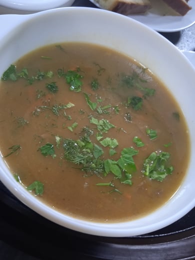 Грибна юшка з білих грибів